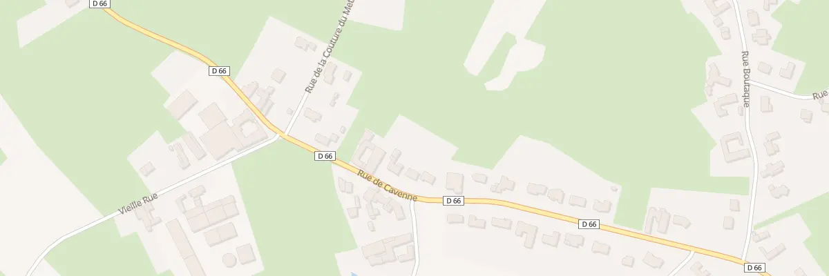 Plan du 670 Rue de Cavenne à Nivelle