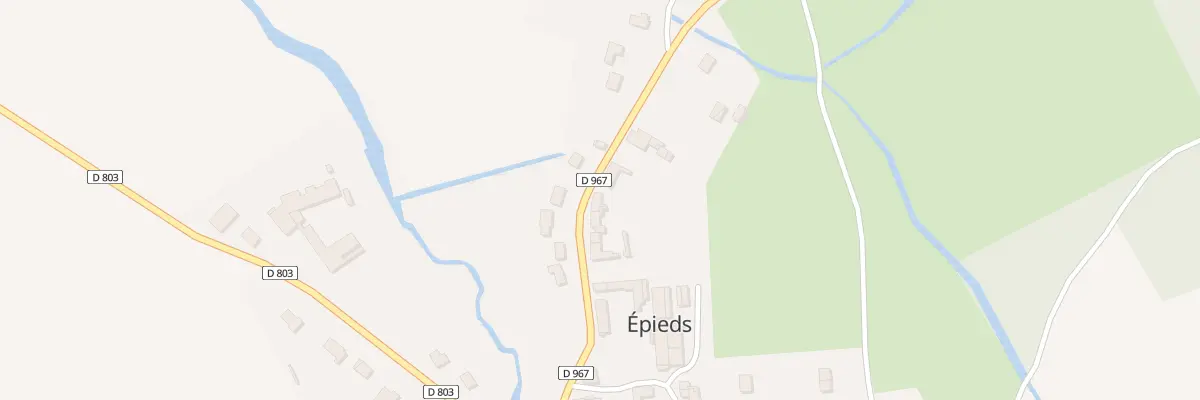 Plan du 22 Rte de Beuvardes à Épieds
