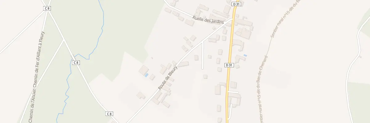 Plan du 3 Rte de Bleury à Fleury-la-Vallée