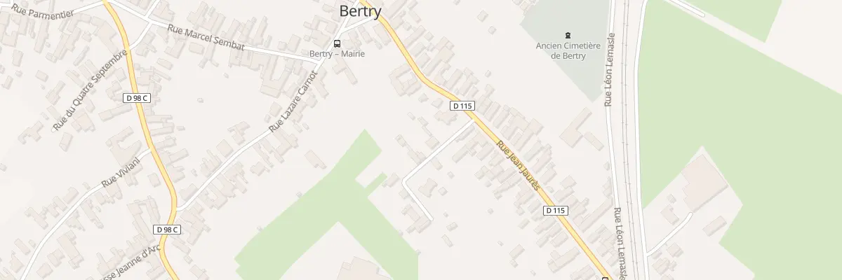 Plan du 1 Rue Jean Bart à Bertry