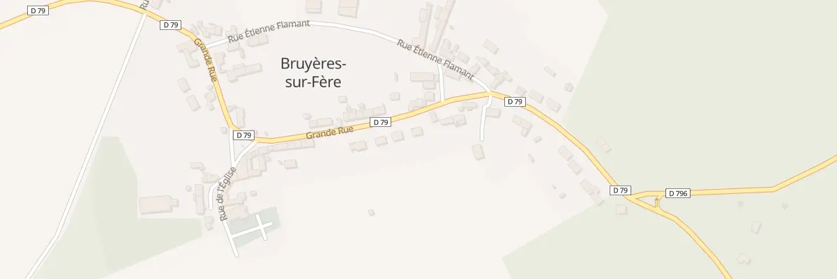 Plan du 22 Gr Grande Rue à Bruyères-sur-Fère