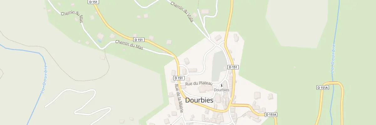 Plan du 5403 Le Village à Dourbies