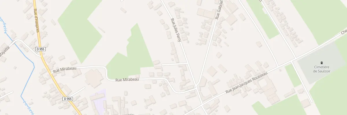 Plan du 13 Rue Jules Ferry à Saulzoir