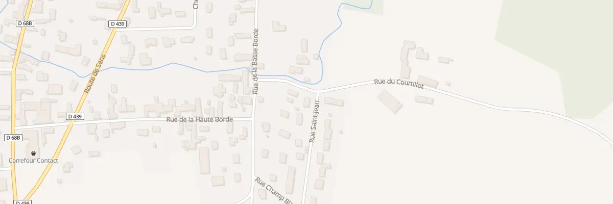 Plan du 1 Saint Jean à Traînel