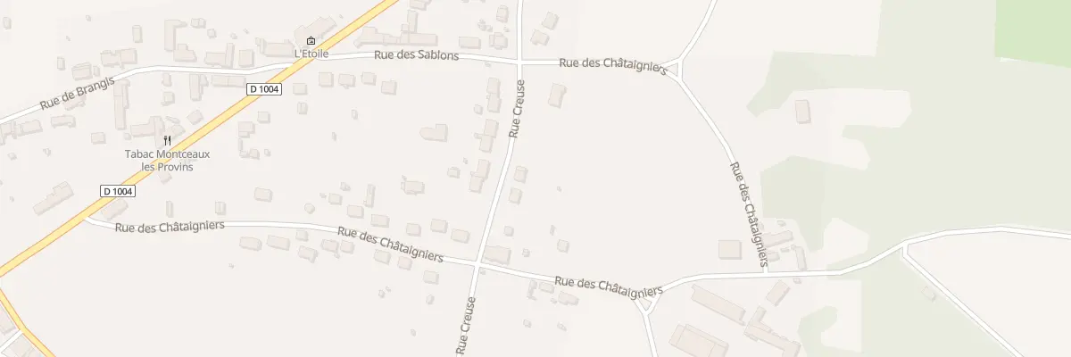 Plan du 13 Rue Creuse à Montceaux-lès-Provins