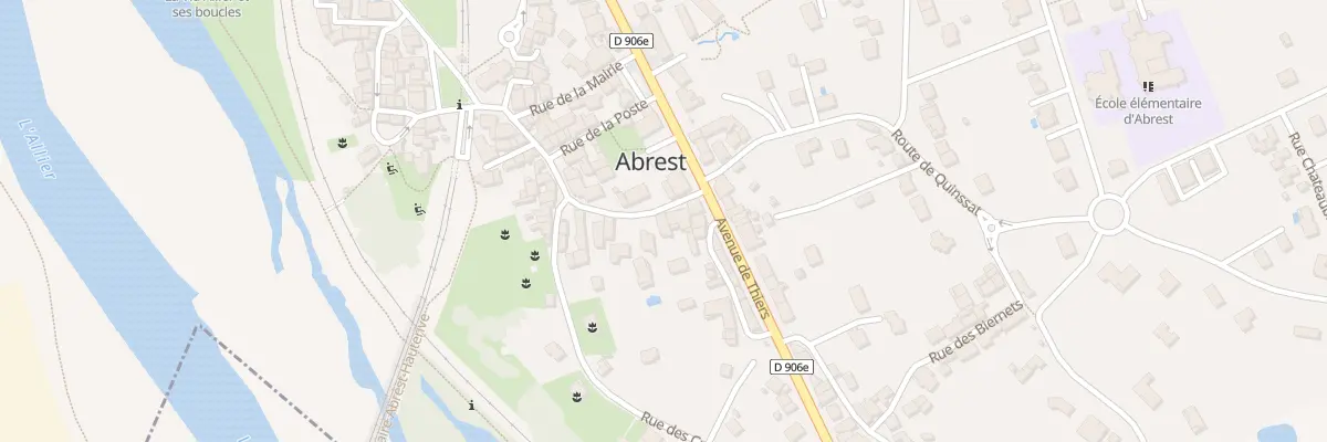 Plan du 5 Rue de la Liberté à Abrest
