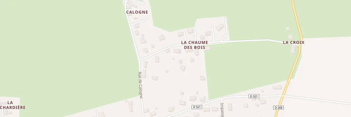 Plan du 23 Rue de la Chaume des Bois à Montoldre