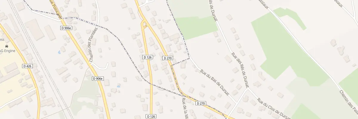 Plan du 2 Rue de la Cote Saint Amand à Vichy