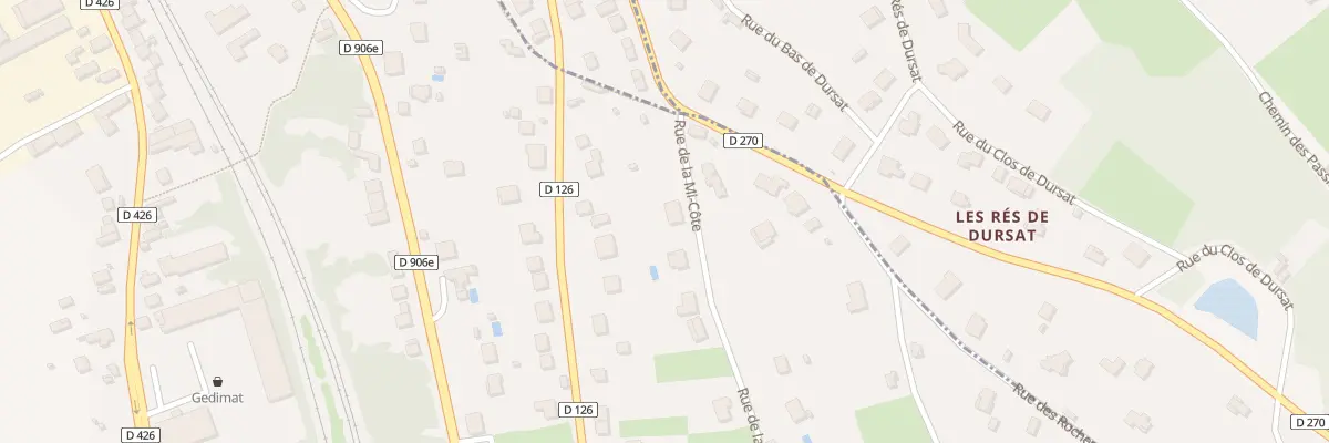 Plan du 4 Rue de la Mi Cote à Abrest