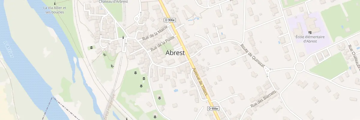 Plan du 2 Rue de la Liberté à Abrest