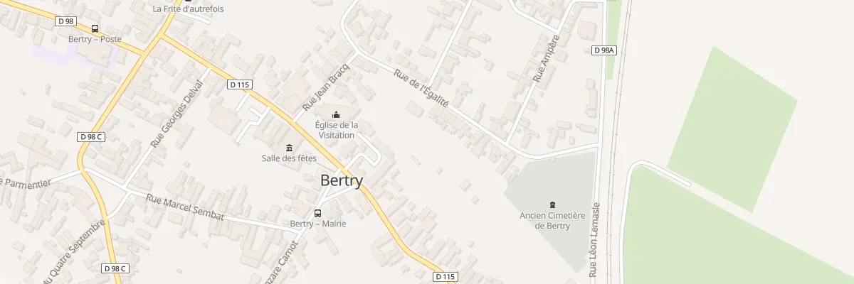 Plan du 10 Rue de l’Egalité à Bertry