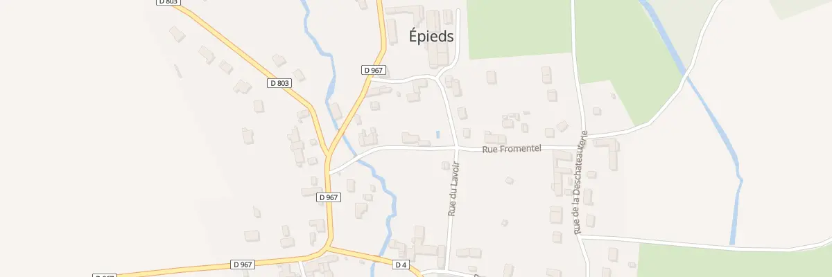 Plan du 7 Rue Fromentel à Épieds
