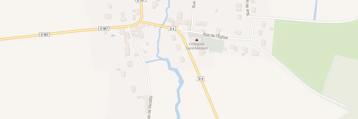Plan du 6 Rte de Mont St Pere à Épieds