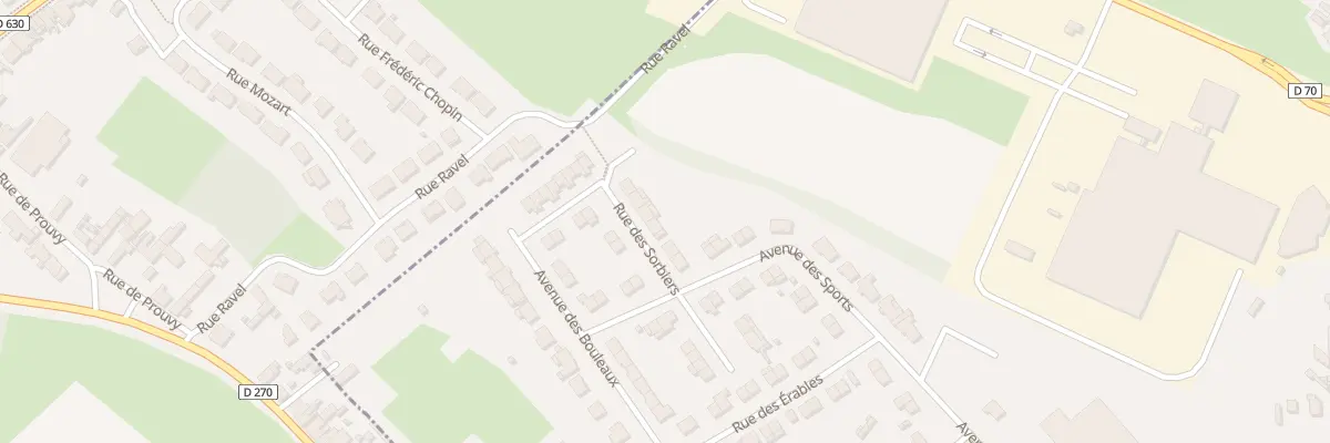 Plan du 6 Rue des Sorbiers à Prouvy