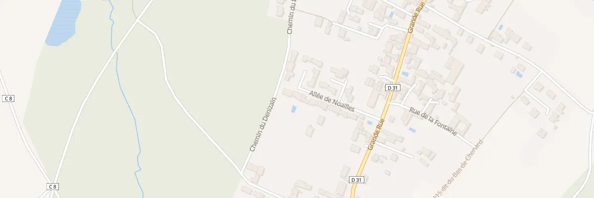 Plan du 13 All de Noailles à Fleury-la-Vallée