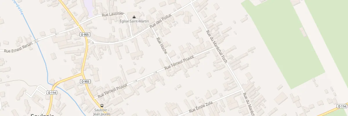 Plan du 13B Rue Ferreol Pruvot à Saulzoir