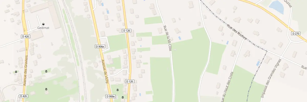 Plan du 32 Av de Cusset à Abrest