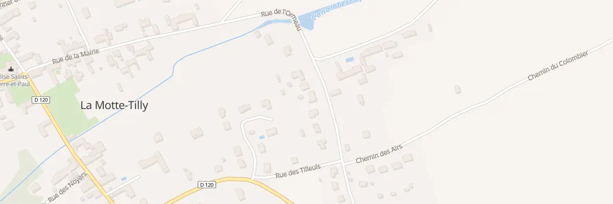 Plan du 8 Rue de l’Ormeau à La Motte-Tilly