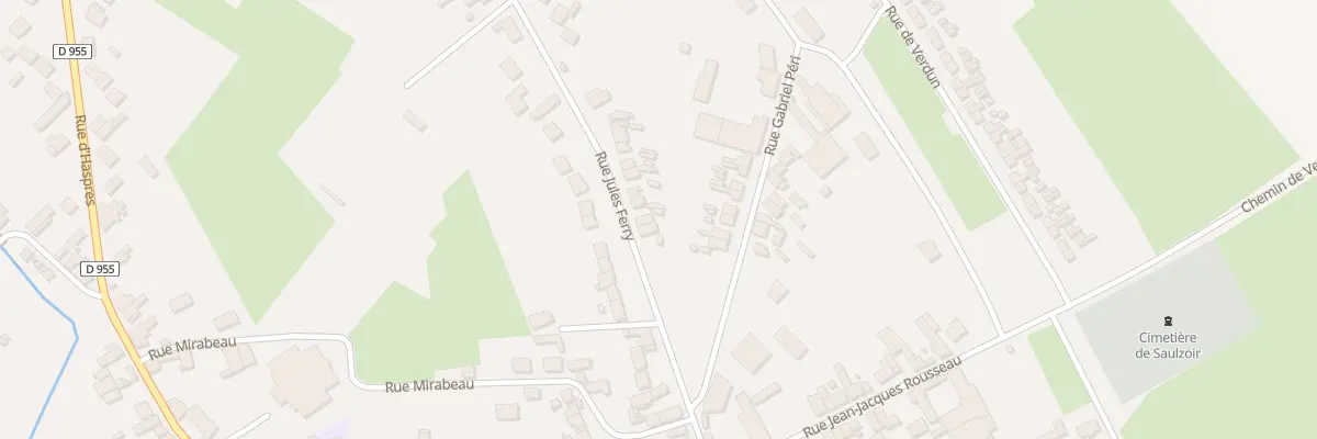 Plan du 4 Rue Jules Ferry à Saulzoir