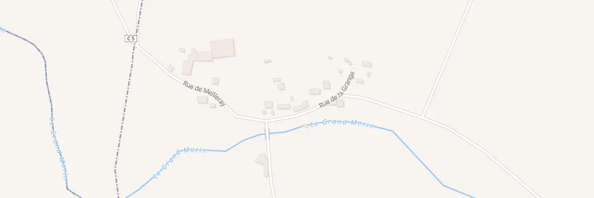Plan du 7 Rue de la Grange à Villeneuve-la-Lionne