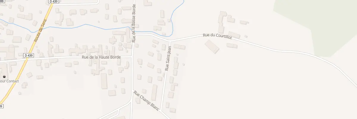 Plan du 2 Rue Saint Jean à Traînel