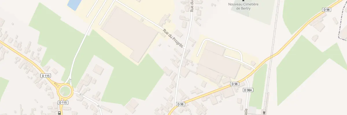 Plan du 9 Rue du Maréchal Leclerc à Bertry