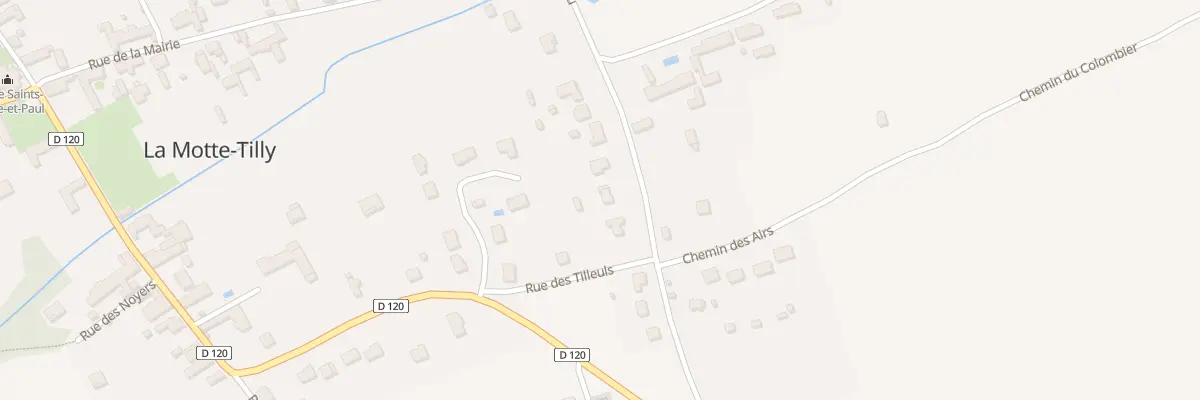 Plan du 12 Rue de l’Ormeau à La Motte-Tilly