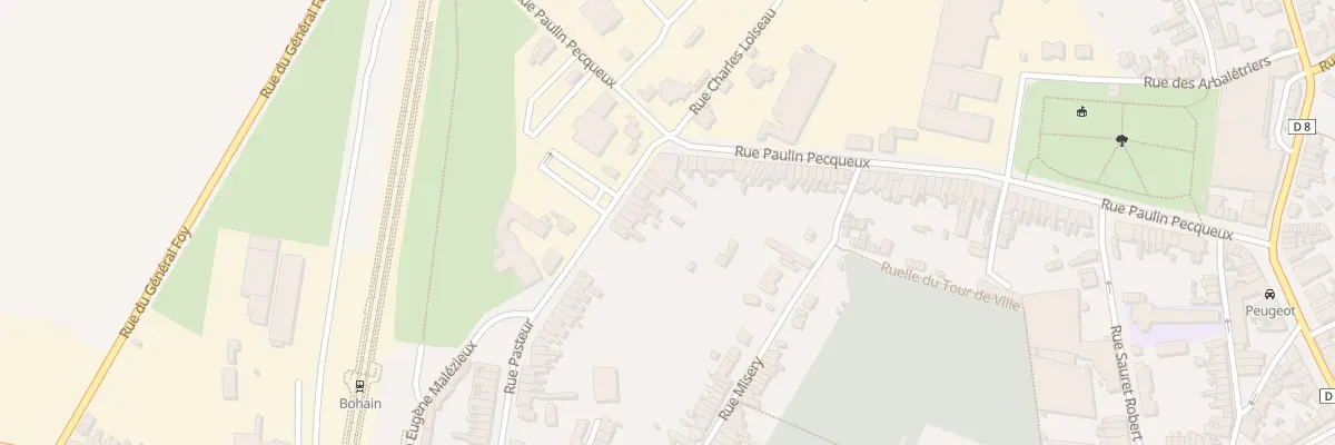 Plan du 66 Rue Pasteur à Bohain-en-Vermandois