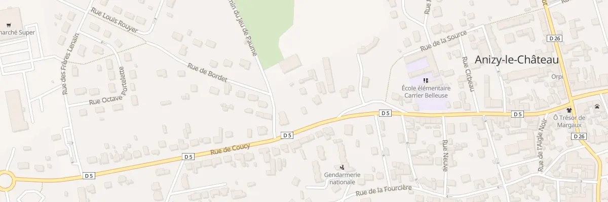 Plan du 7 Rue de Coucy à Anizy-le-Grand