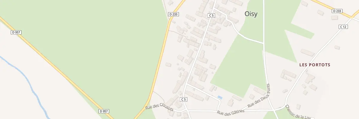 Plan du 38 Rue des Croix à Oisy