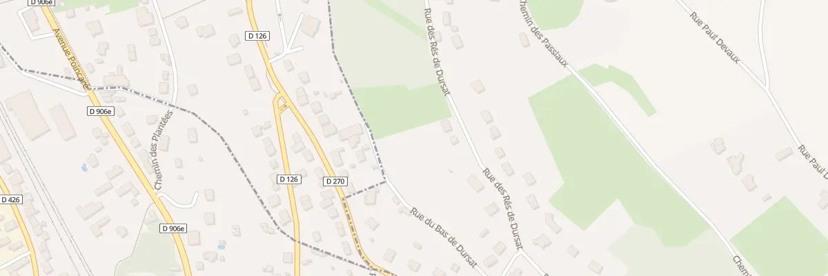 Plan du 23 Rue des Rés de Dursat au Vernet