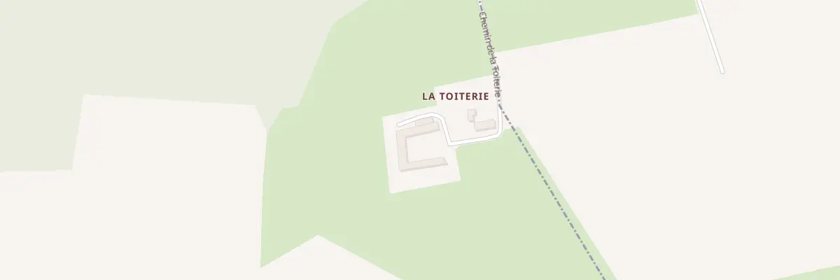 Plan de La Toiterie à Chierry