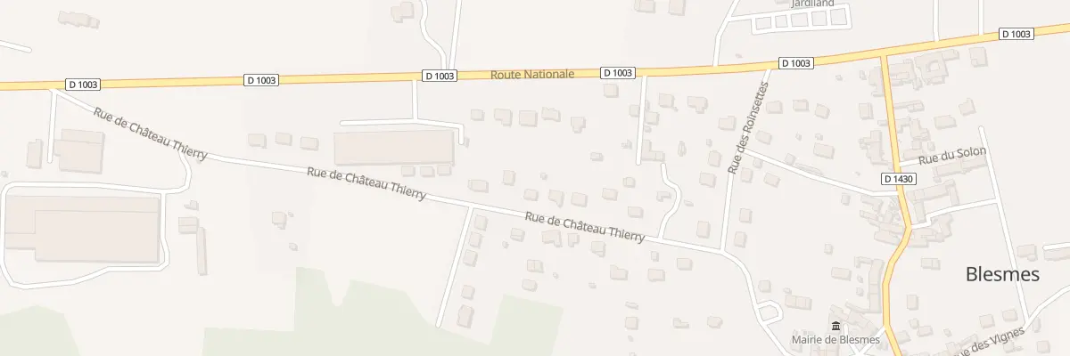 Plan du 11 Rue de Château-thierry à Blesmes