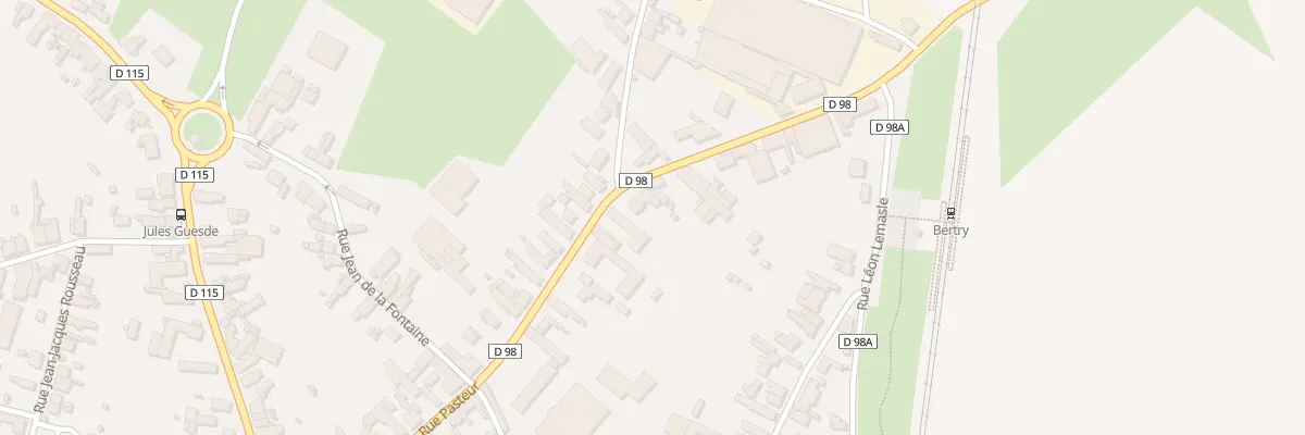 Plan du 36 Rue Pasteur à Bertry