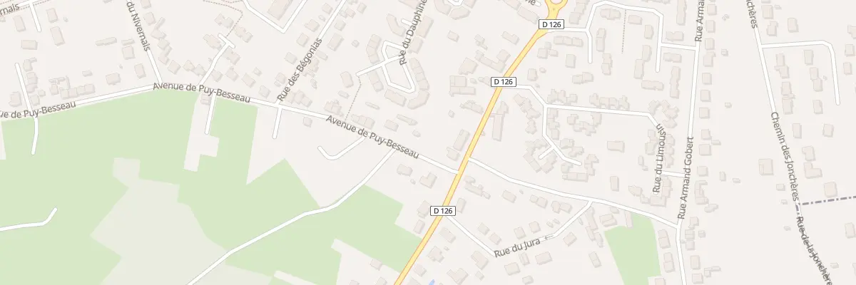 Plan du 128 Rue F Lafaye à M Menut à Cusset