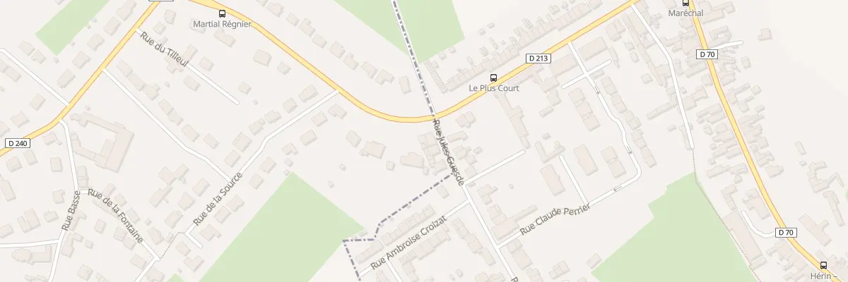 Plan du 4 Rue Martial Regnier à Oisy