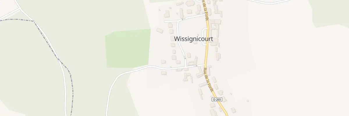 Plan du 18 Rue des Jardins à Wissignicourt