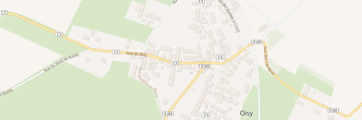 Plan du 12 Rue de Billy à Oisy