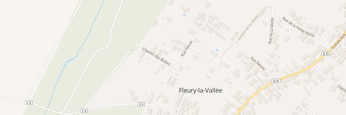 Plan du 24 Rue Neuve à Fleury-la-Vallée