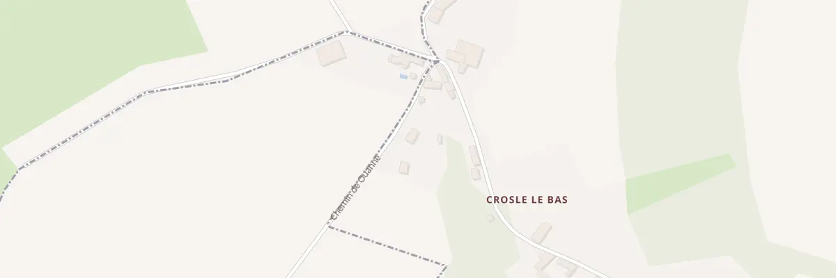 Plan de Sur le Chemin de Ouanne à Coulangeron