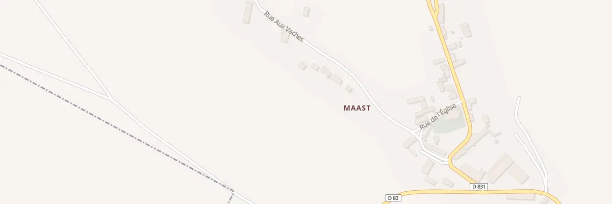 Plan du 7 Rue aux Vaches à Maast-et-Violaine