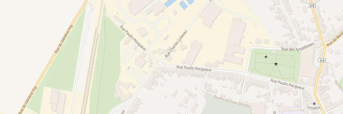 Plan du 36 Rue Paulin Pecqueux à Bohain-en-Vermandois