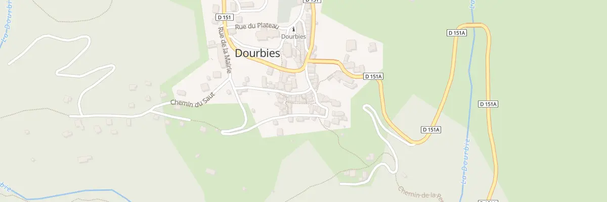 Plan du 5057 Le Village à Dourbies