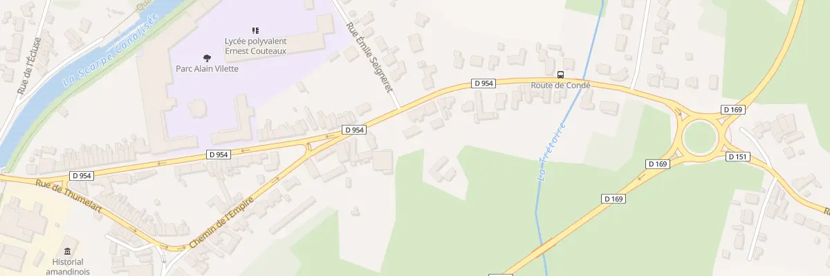 Plan du 62 Av du Collège à Saint-Amand-les-Eaux