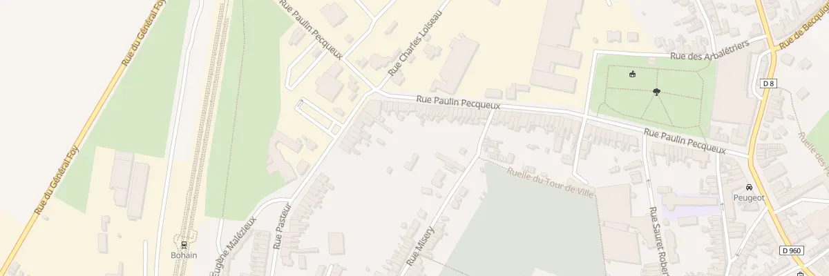Plan du 133 Rue Paulin Pecqueux à Bohain-en-Vermandois