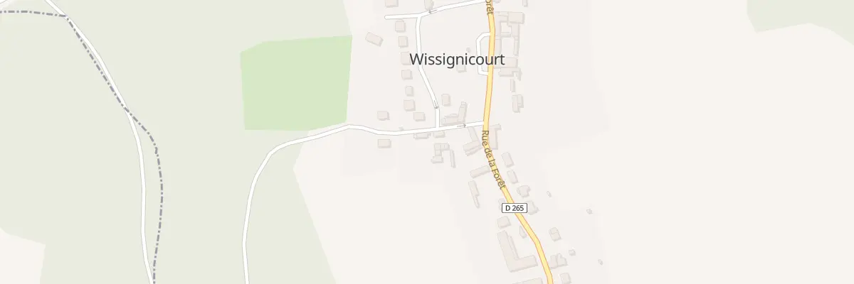 Plan du 5 Rue du Mont de l’Assaut à Wissignicourt