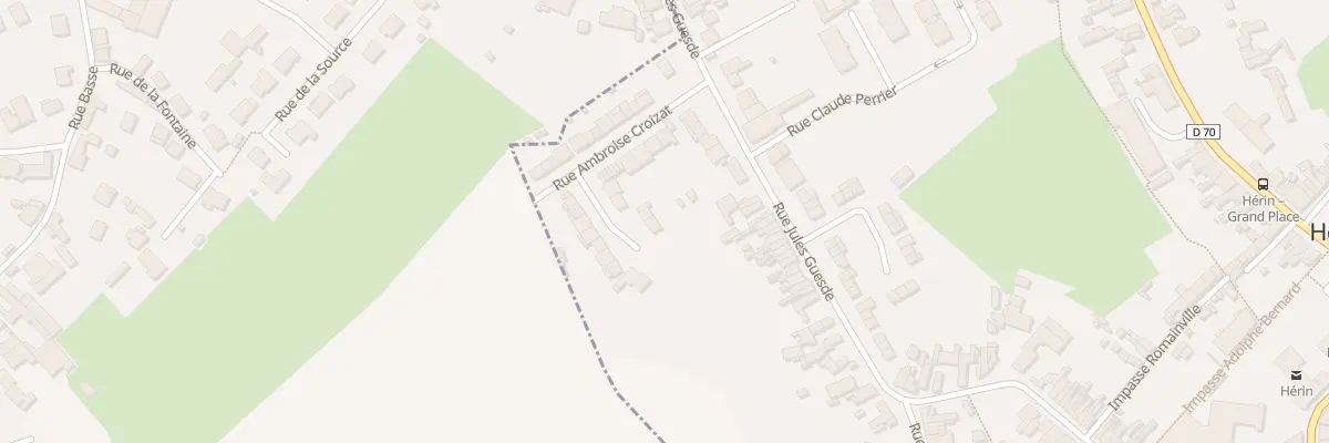 Plan du 15 Rue Ambroise Croizat à Hérin