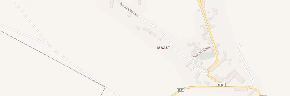 Plan du 5 Rue aux Vaches à Maast-et-Violaine