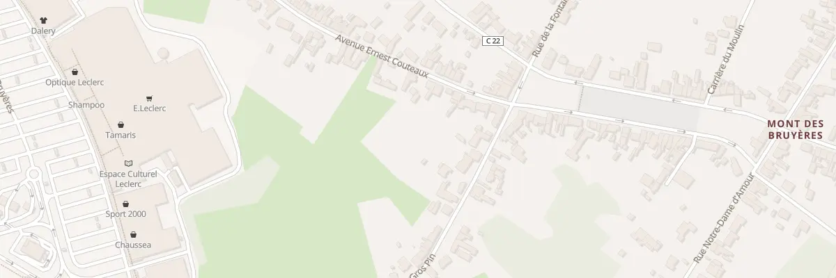 Plan du 1012 Av Ernest Couteaux à Saint-Amand-les-Eaux