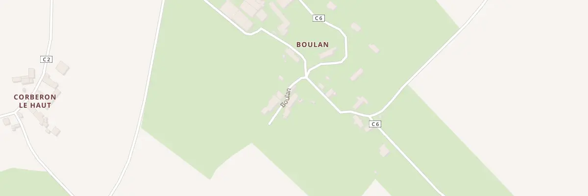 Plan du 28 Boulan à Vendières